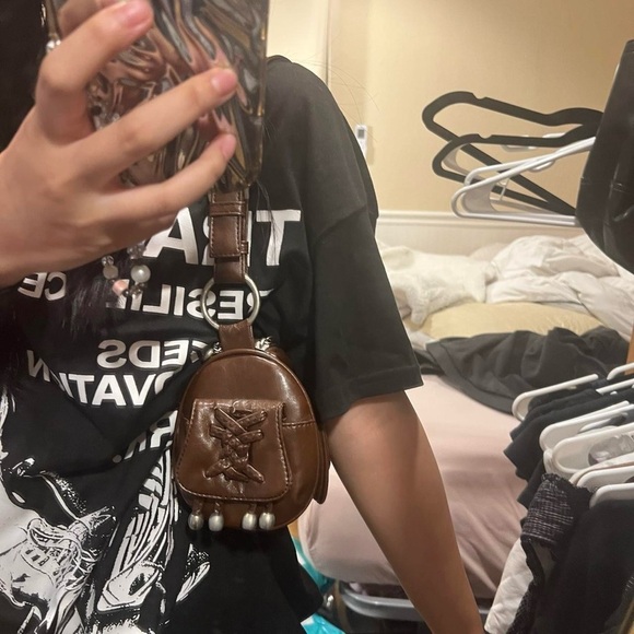 Brown Leather Women's Bag - Picture 8 of 8